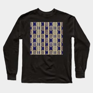 Sunflower Abstract / Blue / Stripe / Pattern Long Sleeve T-Shirt